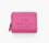 Mini cartera piel compacta pink